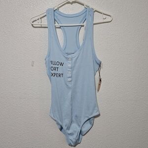 NWT Daydream Nation bodysuit Pillow Fort Light blue size medium